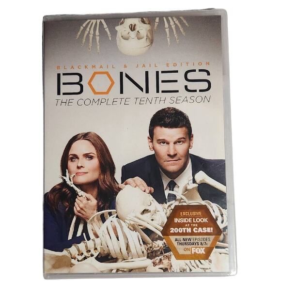 Bones: The Complete Tenth Season DVD Blackmail & Jail Ed. (6 disc 2014-2015) New - Picture 1 of 6